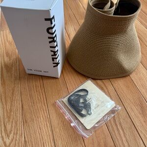 Furtalk Women's Brown Sun Visor Hat